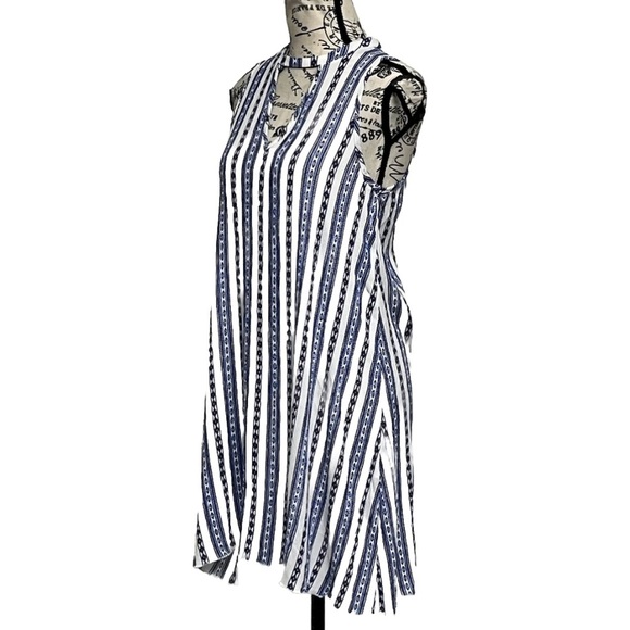 ELAN Aztec Southwest Mini Dress Women’s S | Boho Festival Swing Shift Resort - Picture 3 of 9